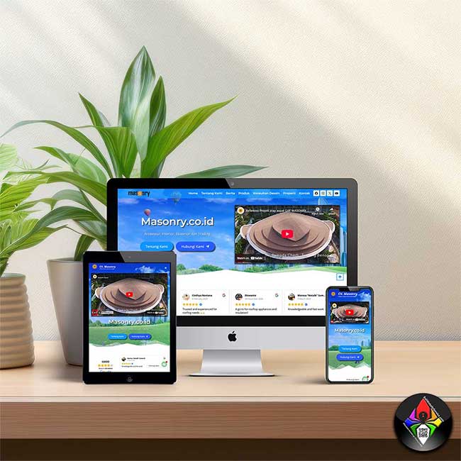 Bali Web Design - CV Masonry Bali